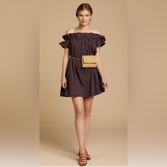 Free People Dresses & Skirts - Free People NWT Sophie Off-Shoulder Flutter Sleeve Sundress